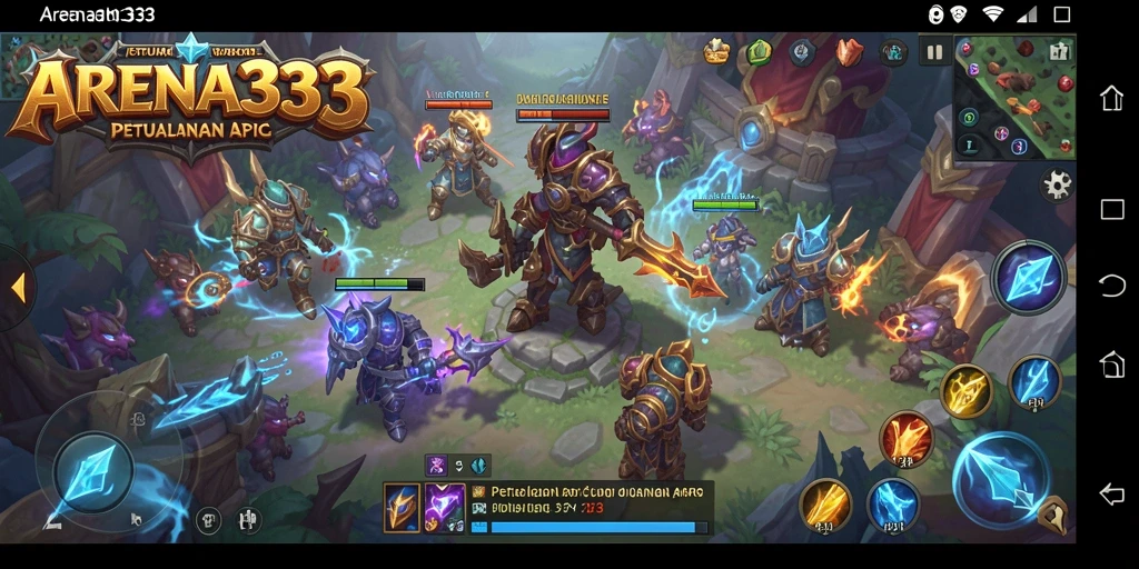 Gameplay seru dan menantang dalam ARENA333.