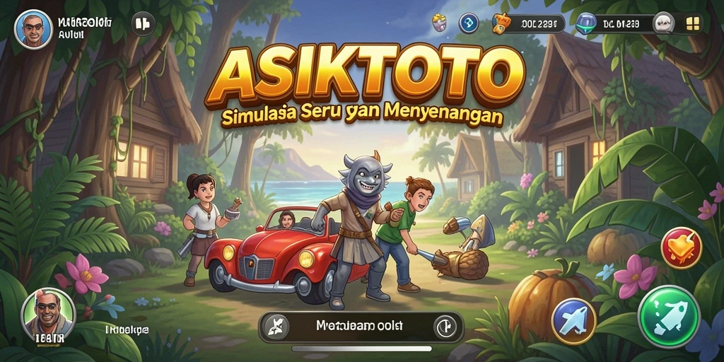 Screenshot gameplay ASIKTOTO menampilkan misi yang menantang dan grafis yang memukau.