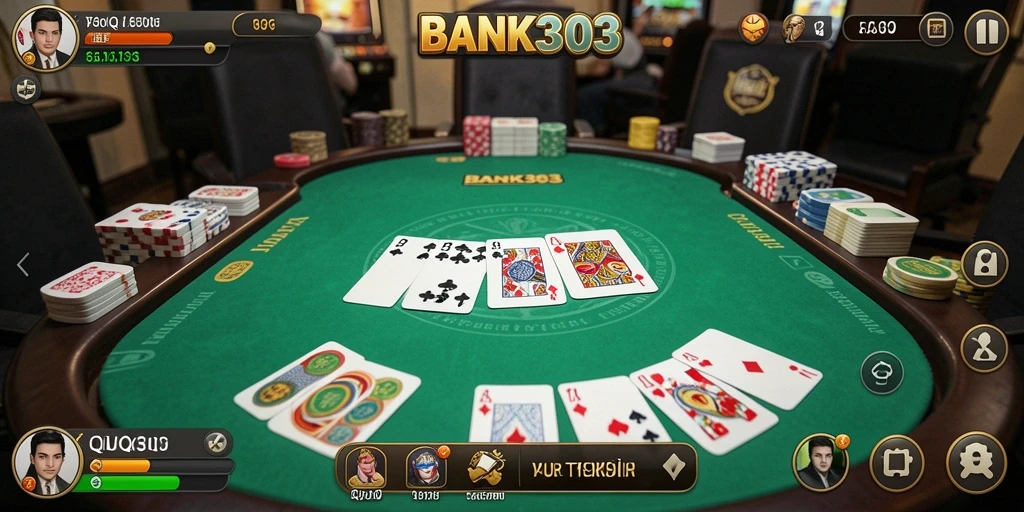 Tampilan gameplay menarik QiuQiu di BANK303.