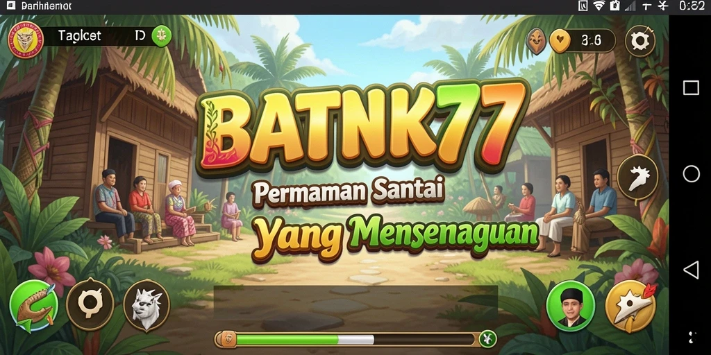 Tampilan menarik dari gameplay <strong>BATIK77</strong>, penuh warna dan kegiatan seru.