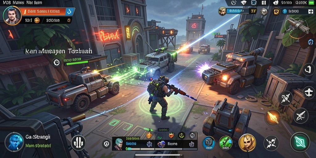 Tangkapan layar menampilkan aksi mendebarkan dalam gameplay FO8.