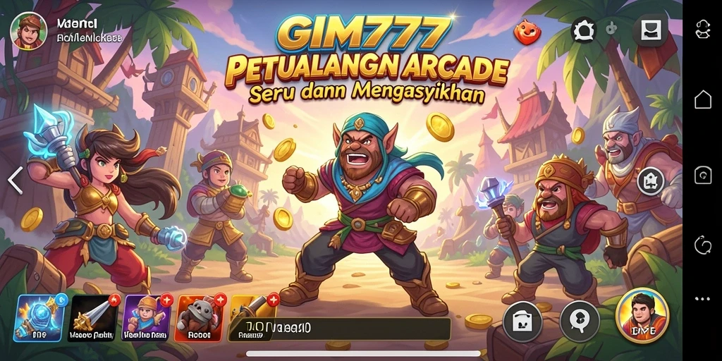 Gameplay GIM777 yang seru dan penuh warna.