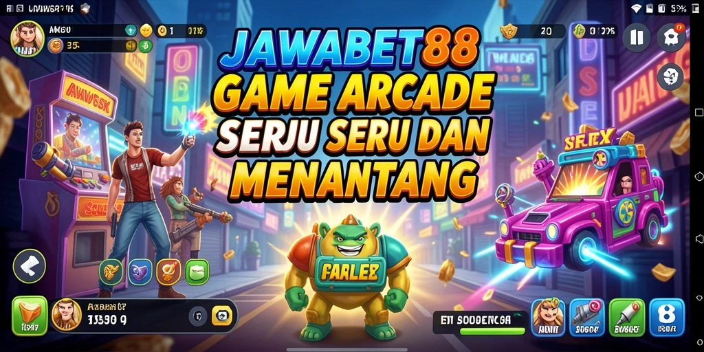 Tampilan dari gameplay <strong>JAWABET88</strong> yang penuh warna dan dinamis.
