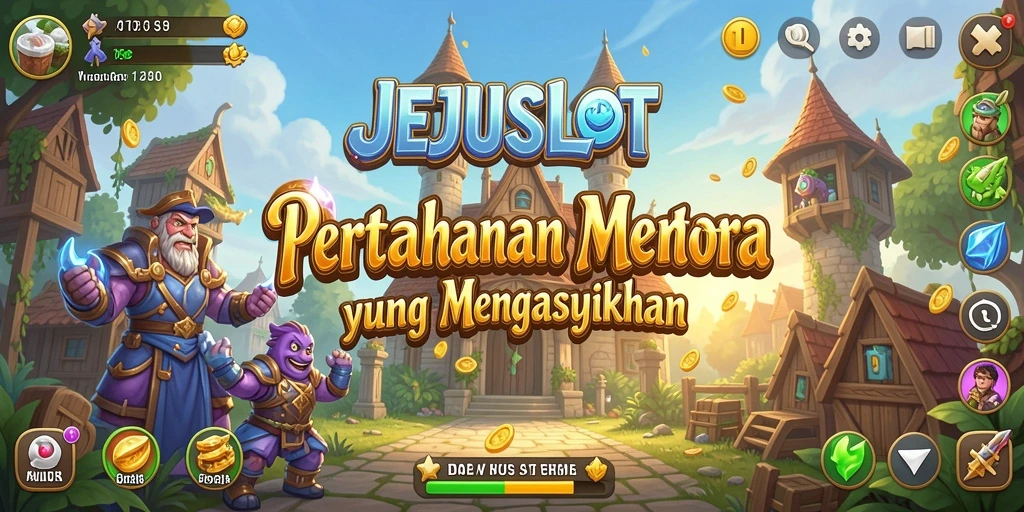 Gameplay menarik dengan tampilan menara yang strategis.