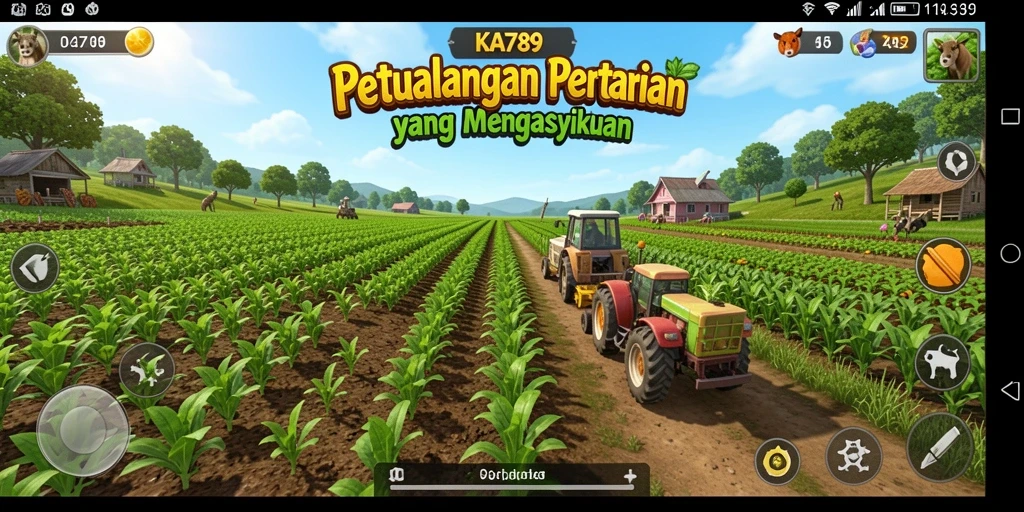 Gambaran gameplay seru KA789 dengan aktivitas bertani.