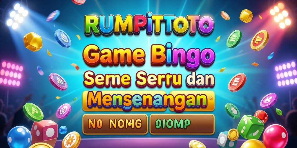 Screenshot gameplay Bingo RUMPITOTO dengan interface yang menarik dan meriah.