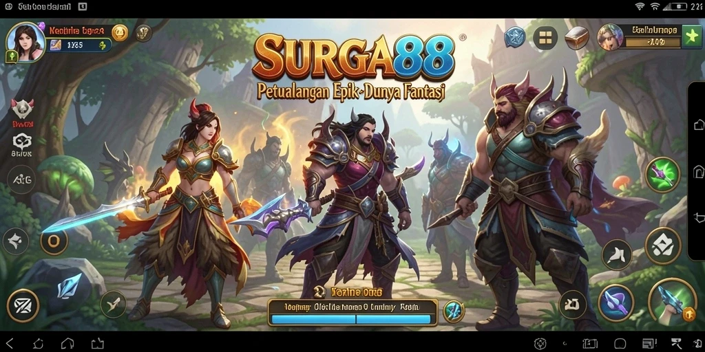 Gameplay SURGA88 yang menarik dalam dunia RPG yang menawan.