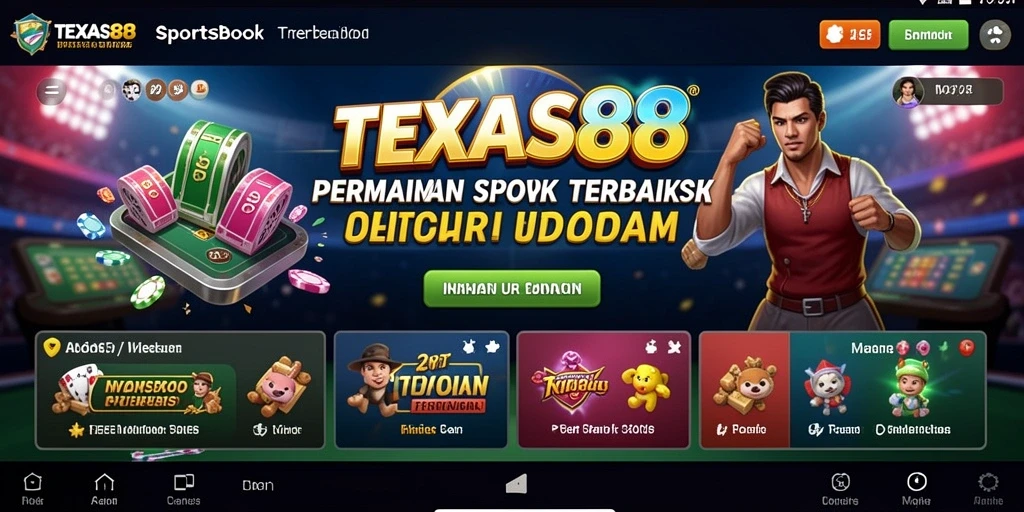 Tampilan gameplay Sportsbook yang menarik dan interaktif.
